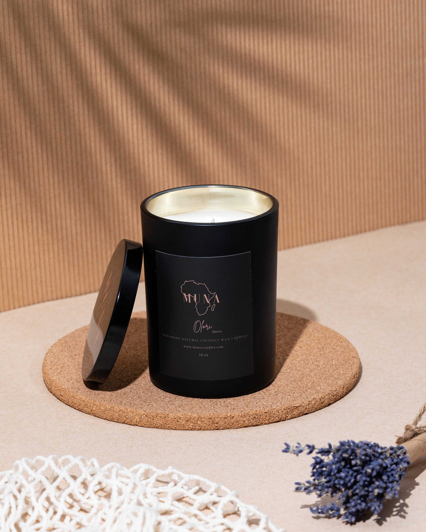 Jasmine Scented Candle | Lavender Scented Candles | Muna Candles