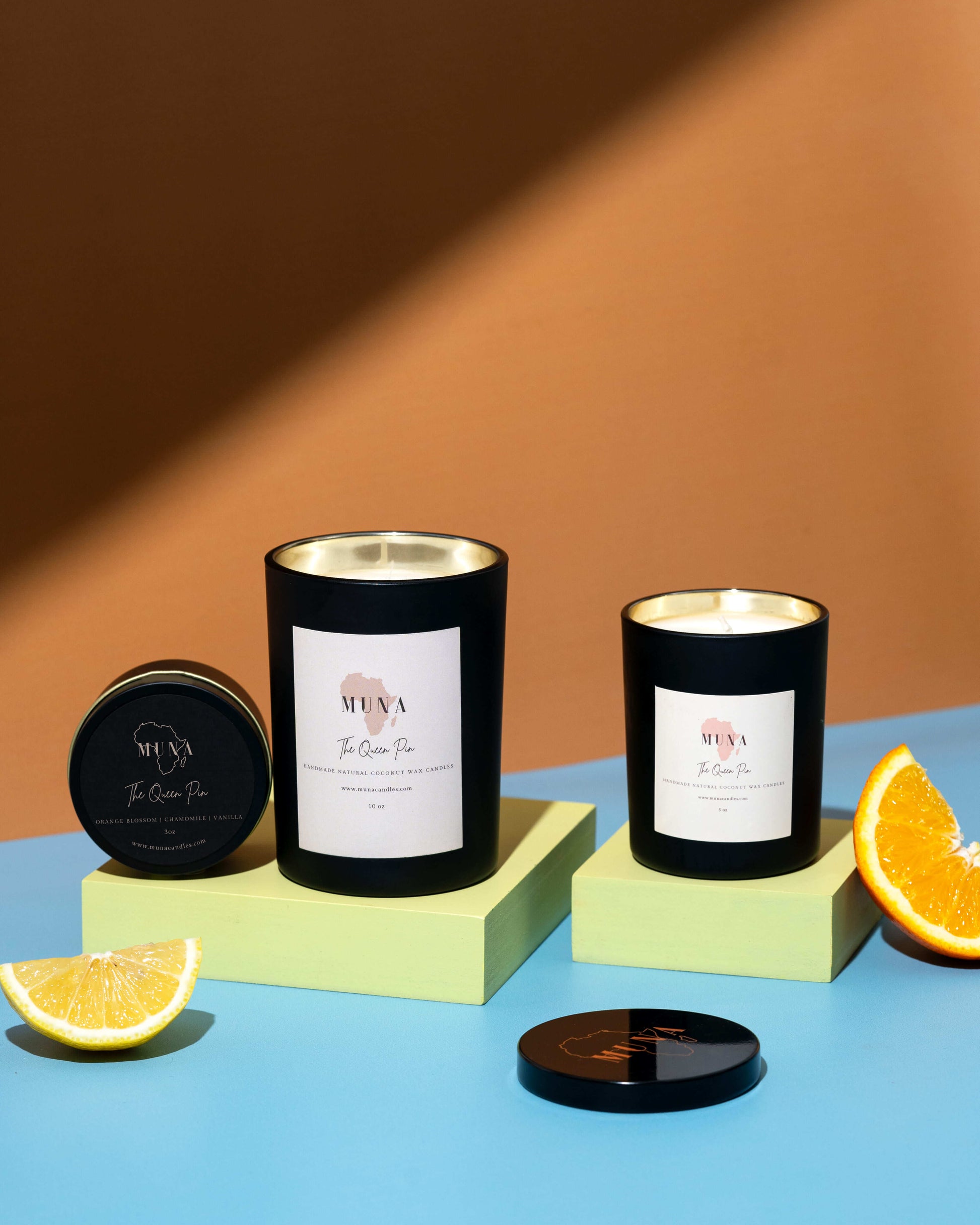 Orange Chamomile Candles | Muna Candles Collection | Muna Candles