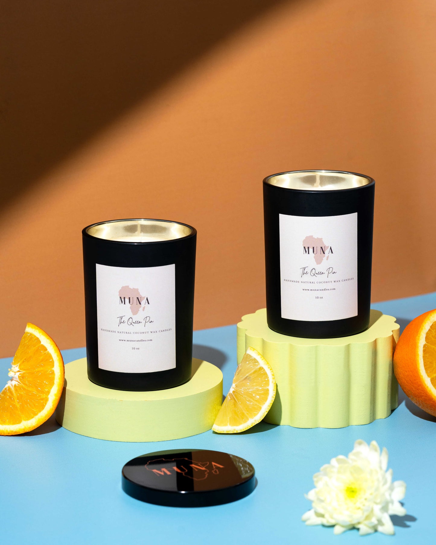 Orange Chamomile Candles | Muna Candles Collection | Muna Candles